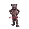 Happy Adult Beaver Mascot Costume