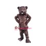 Happy Adult Beaver Mascot Costume