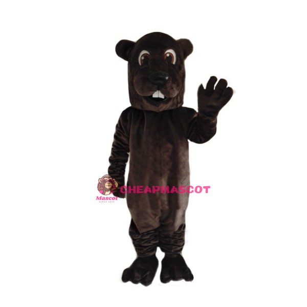 Cute Adult Beaver Mascot Costume