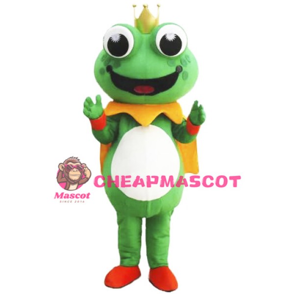 Cartoon Frog Mascot Costume
