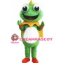 Cartoon Frog Mascot Costume