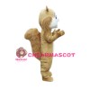 Friendly Adult Squirrel Mascot Costume