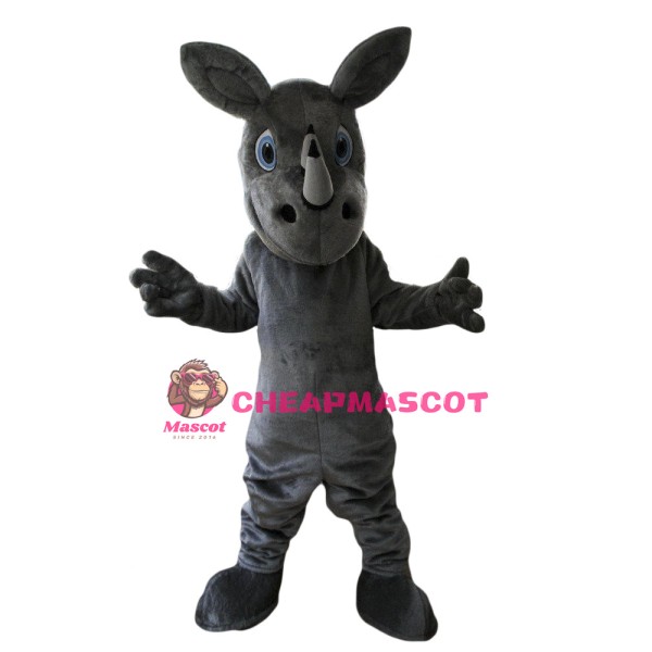 Friendly Rhino Mascot Costume