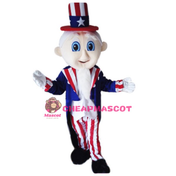 Cute Uncle Sam Mascot Costume