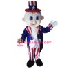 Cute Uncle Sam Mascot Costume