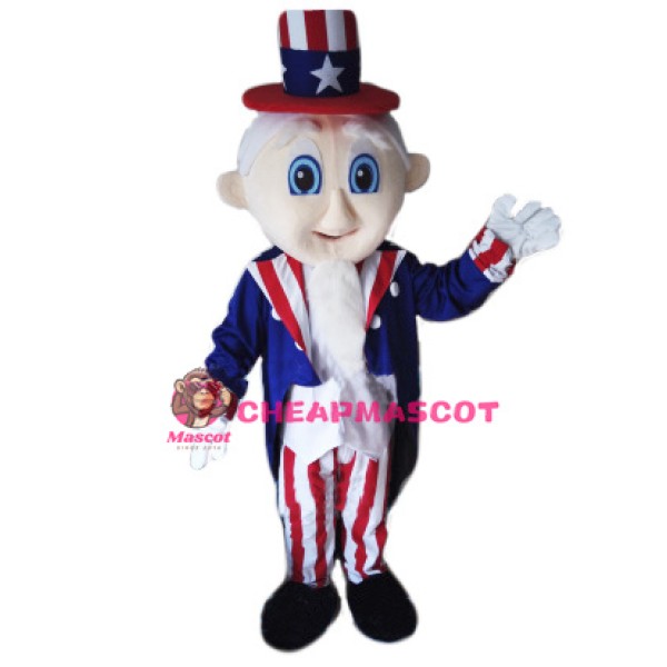Cute Uncle Sam Mascot Costume