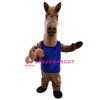 Basketball Horse Mascot Costume