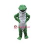 Plush Green Frog Mascot Costume