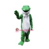 Plush Green Frog Mascot Costume