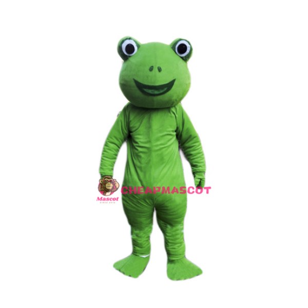 Cheap Green Frog Mascot Costume