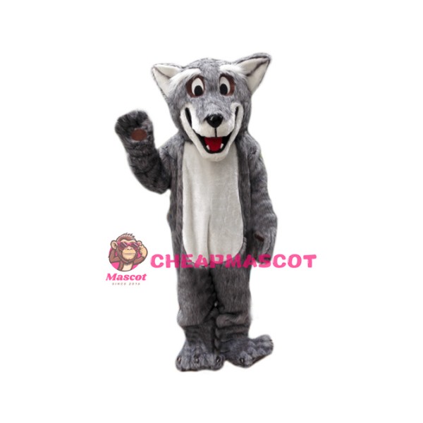 Plush Coyote Wolf Mascot Costume