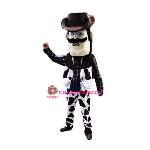 Power Cowboy Mascot Costume