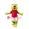Green Teddy Bear Mascot Costume