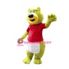 Green Teddy Bear Mascot Costume