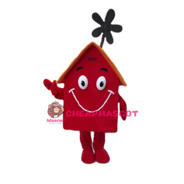 Red House Mascot Costume