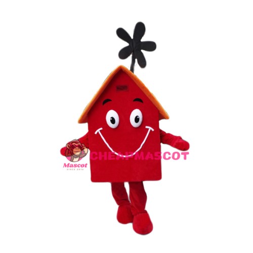 Red House Mascot Costume