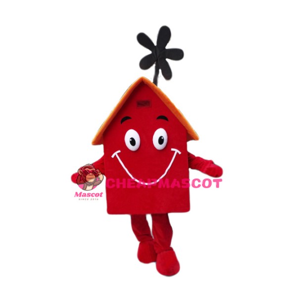 Red House Mascot Costume