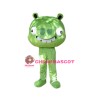 Green Pig Mascot Costume