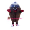 Coffee Bean Mascot Costume
