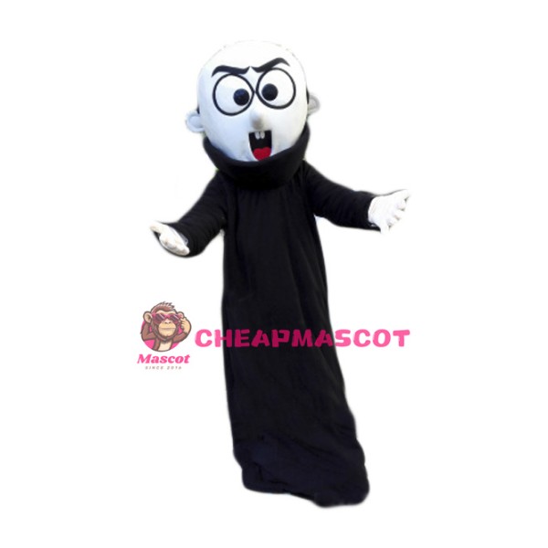 Black Devil Monster Mascot Costume