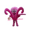 Pink Octopus Mascot Costume