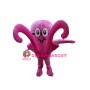 Pink Octopus Mascot Costume