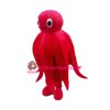 Red Octopus Mascot Costume