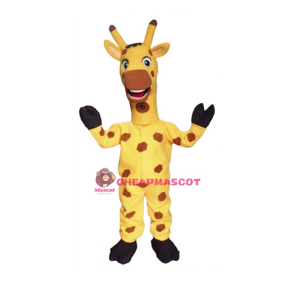 Friendly Lightweight Giraffe Mascot Costume