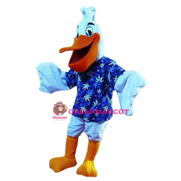 Happy Lightweight Pelican Mascot Costume