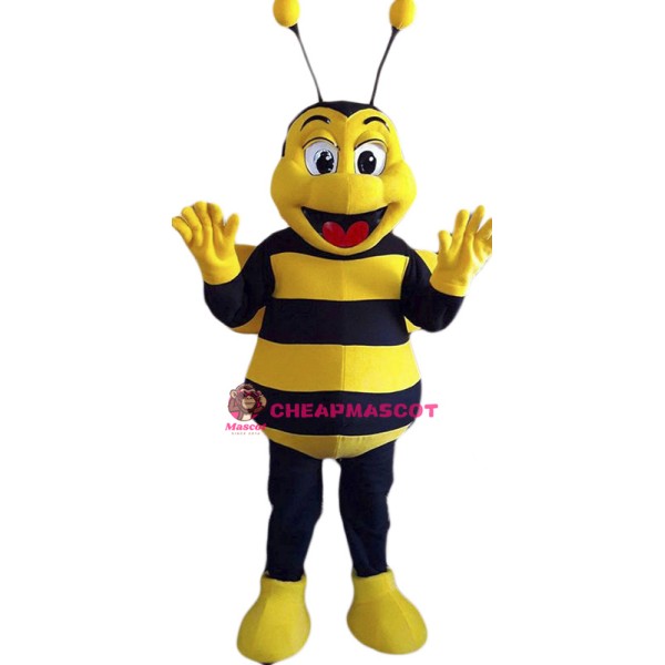 Happy Bee Mascot Costume