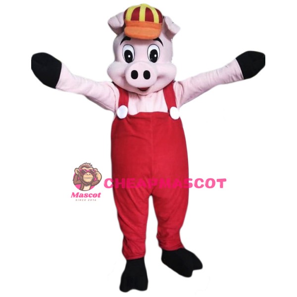 Happy Little Pig Mascot Costume