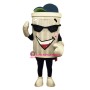 Happy Trash Can Mascot Costume