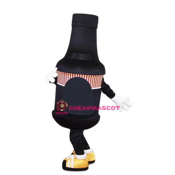 Black Bottle Mascot Costume