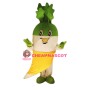 White Radish Mascot Costume