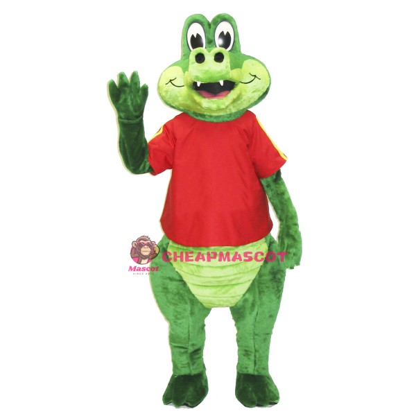 Friendly Crocodile Mascot Costume