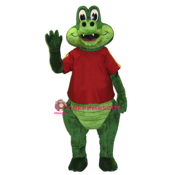 Happy Lightweight Crocodile Mascot Costume