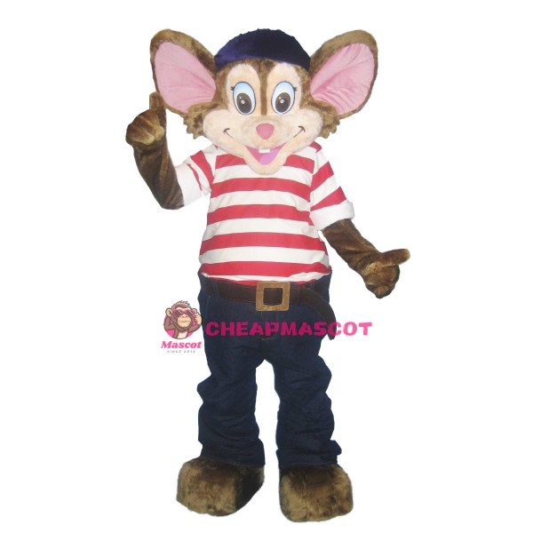 Happy Lightweight Mouse Mascot Costume