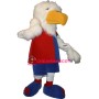 Cute White Eagle Mascot Costume
