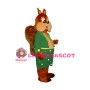 Happy Lightweight Squirrel Mascot Costume