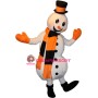 Happy Lightweight Snowman Mascot Costume