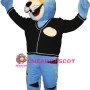Blue Erudite Panther Mascot Costume
