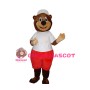 College Sport Bear Mascot Costume