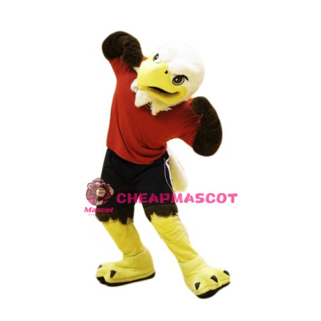 Sporty Eagle Mascot Costume