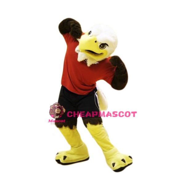 Sporty Eagle Mascot Costume