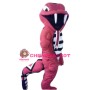 Fierce Red Cobra Mascot Costume