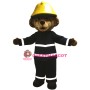Fire Safety Bear Mascot Costume