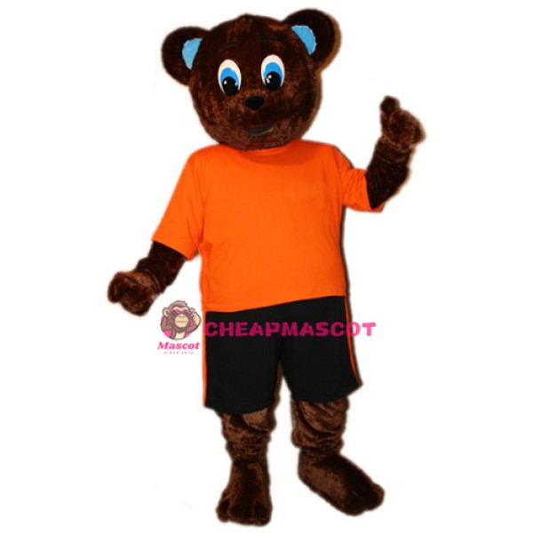 Sport Brown Bear Mascot Costume