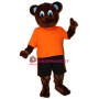 Sport Brown Bear Mascot Costume