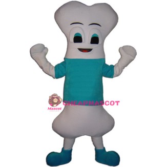 Happy Lightweight Bone Mascot Costume