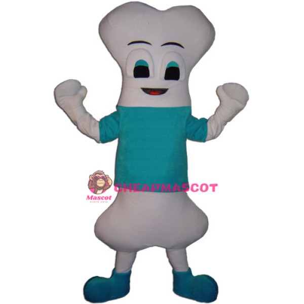Happy Lightweight Bone Mascot Costume